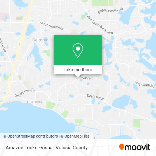 Amazon Locker-Visual map