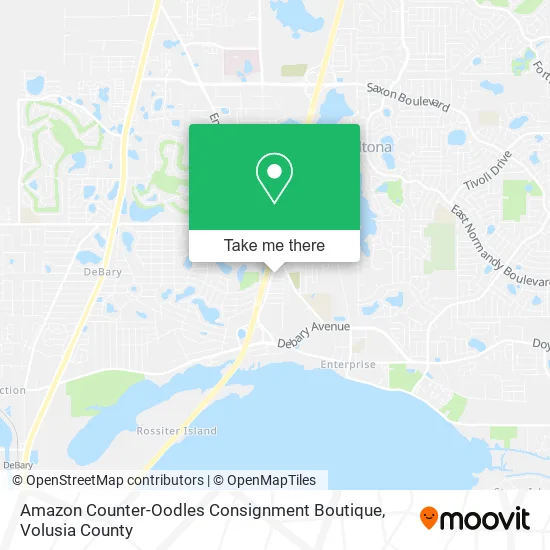 Amazon Counter-Oodles Consignment Boutique map