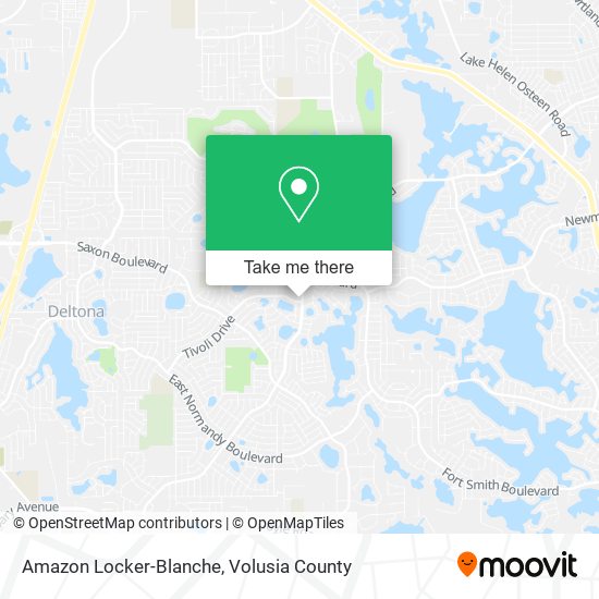 Mapa de Amazon Locker-Blanche