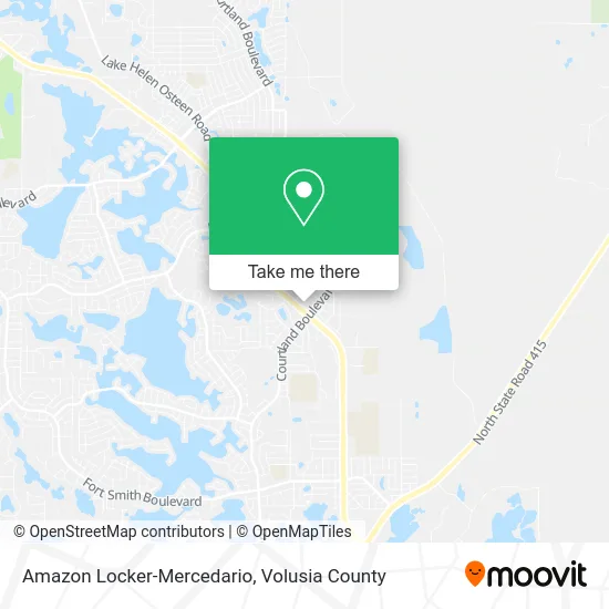 Amazon Locker-Mercedario map