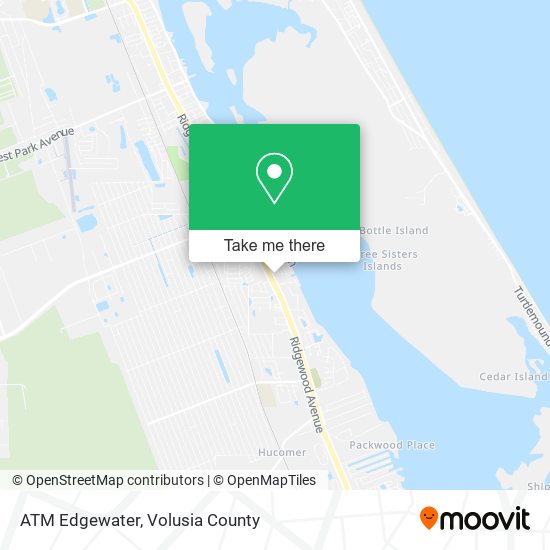 ATM Edgewater map