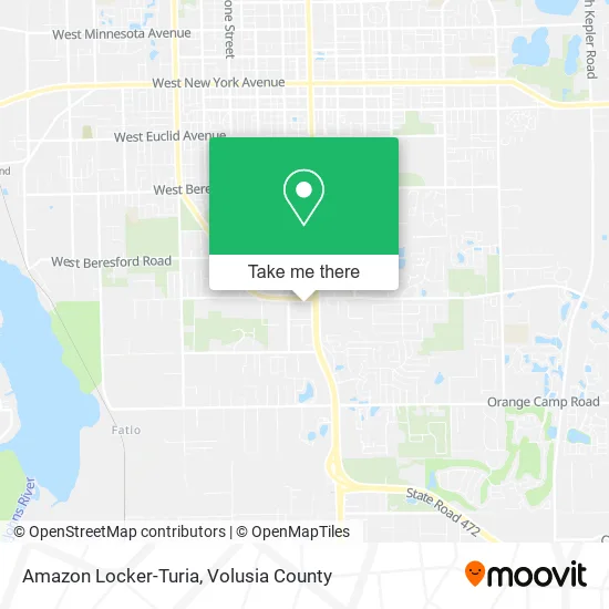 Amazon Locker-Turia map