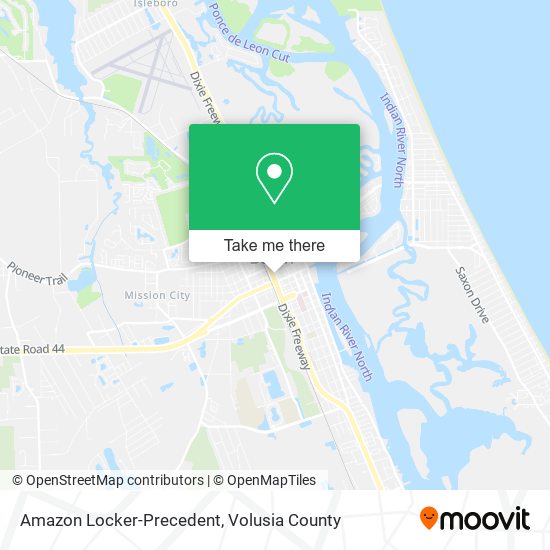 Mapa de Amazon Locker-Precedent