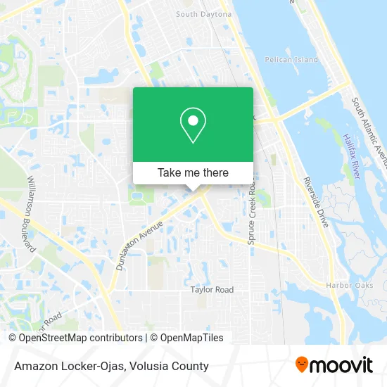 Amazon Locker-Ojas map