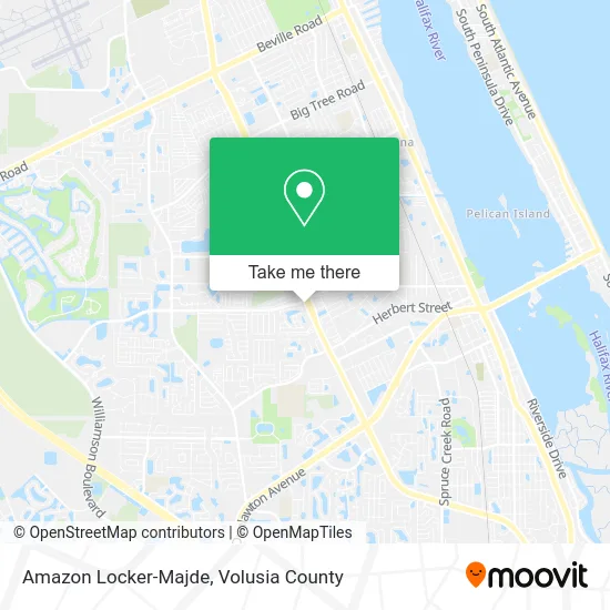 Amazon Locker-Majde map