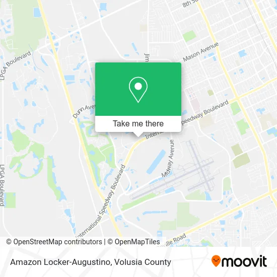 Amazon Locker-Augustino map