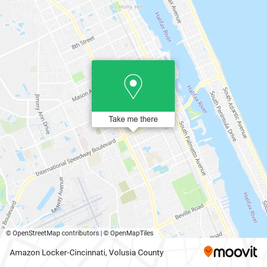 Amazon Locker-Cincinnati map