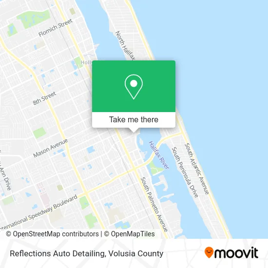 Reflections Auto Detailing map