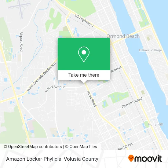 Amazon Locker-Phylicia map