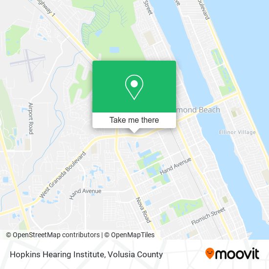 Mapa de Hopkins Hearing Institute