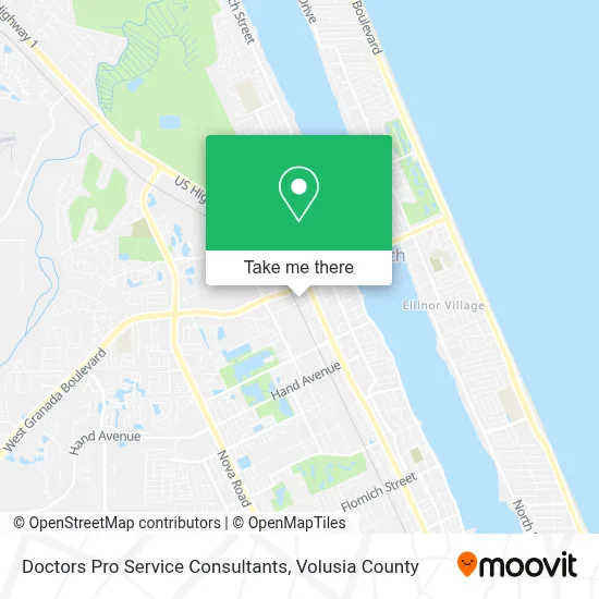 Doctors Pro Service Consultants map