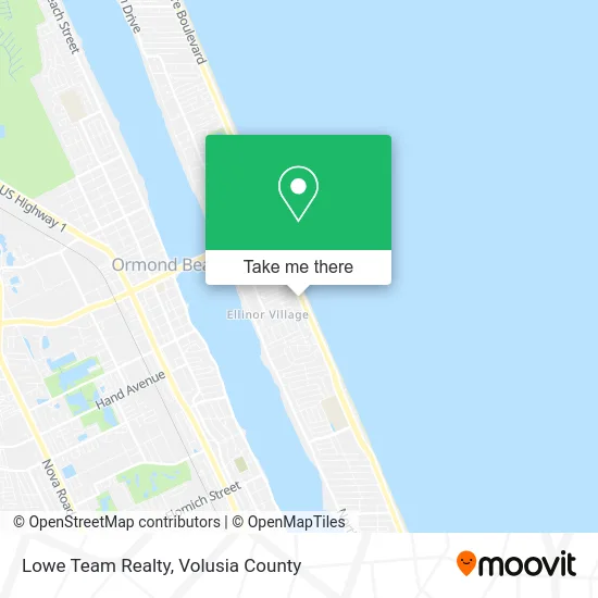 Lowe Team Realty map