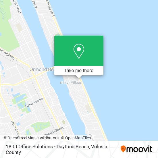 Mapa de 1800 Office Solutions - Daytona Beach