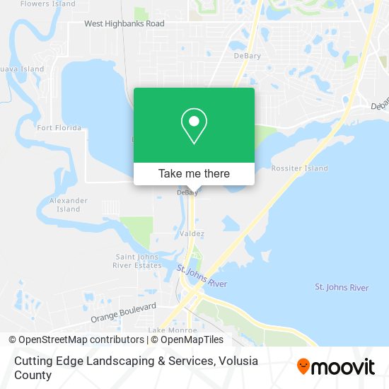 Mapa de Cutting Edge Landscaping & Services