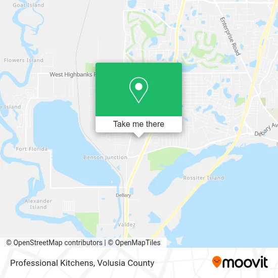 Professional Kitchens map