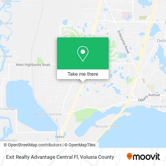 Exit Realty Advantage Central Fl map