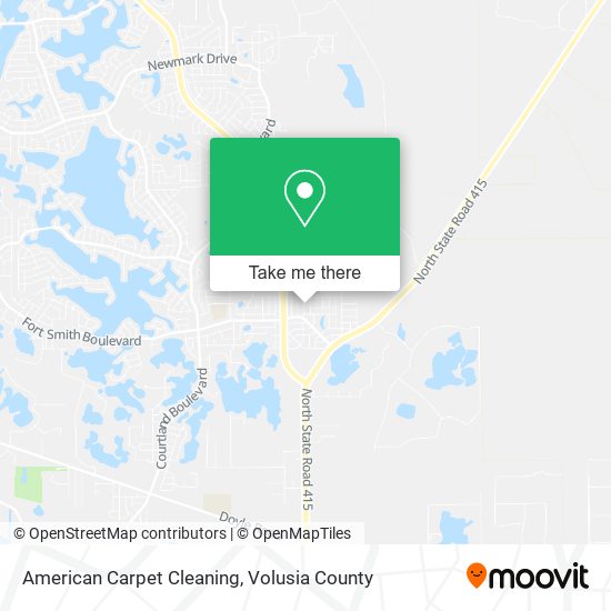 American Carpet Cleaning map