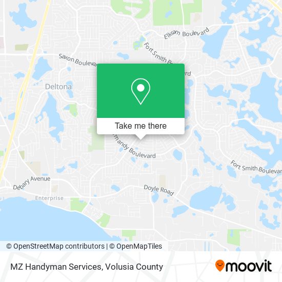 MZ Handyman Services map