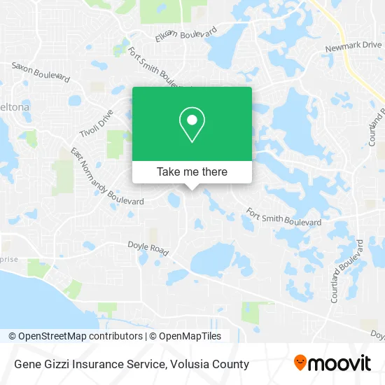 Gene Gizzi Insurance Service map