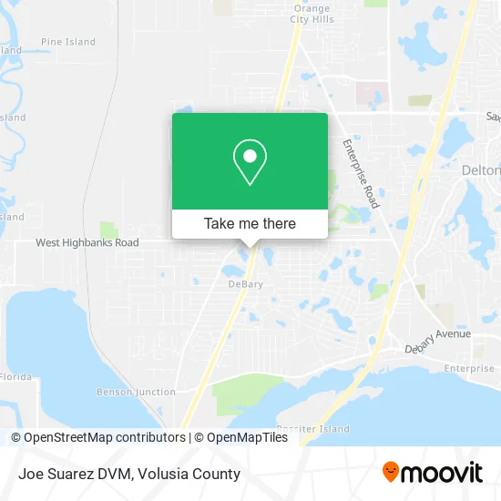 Joe Suarez DVM map