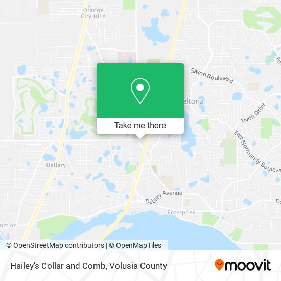 Hailey's Collar and Comb map