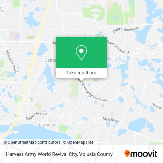 Harvest Army World Revival City map