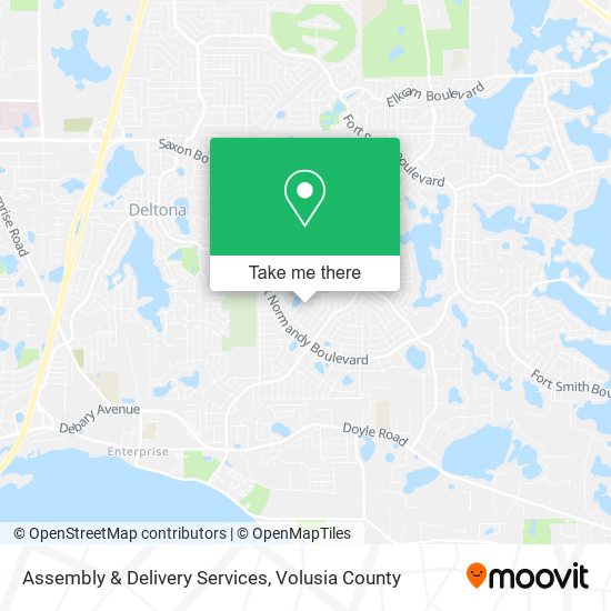 Assembly & Delivery Services map