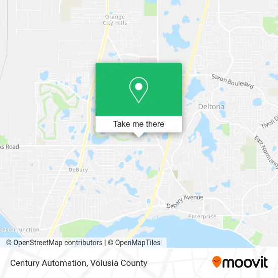 Century Automation map