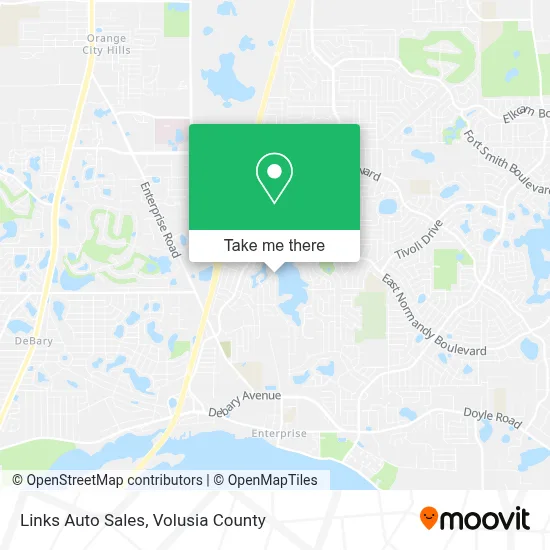 Links Auto Sales map
