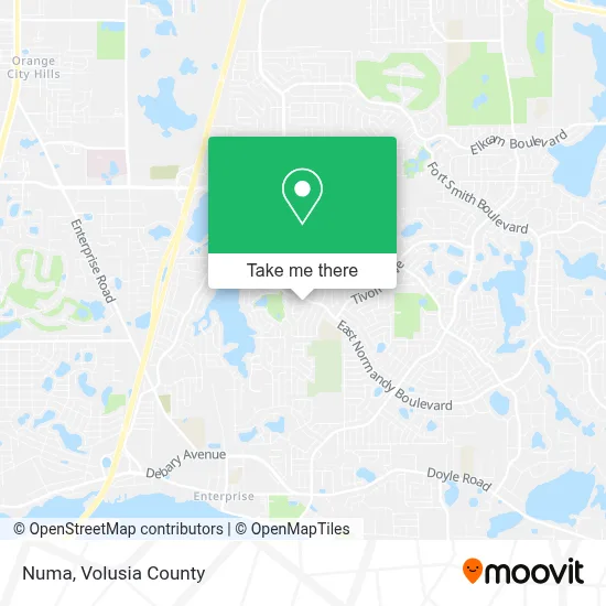 Numa map