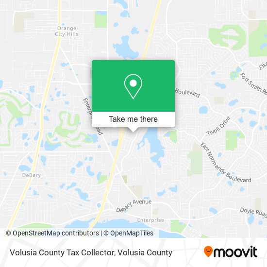 Volusia County Tax Collector map