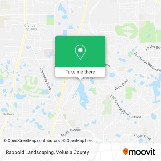 Rappold Landscaping map