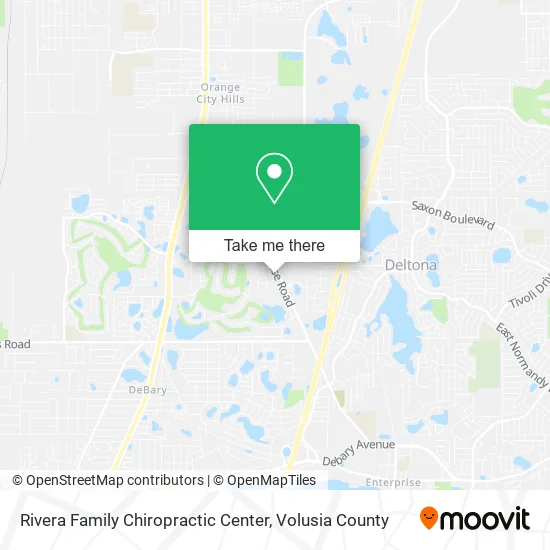 Rivera Family Chiropractic Center map