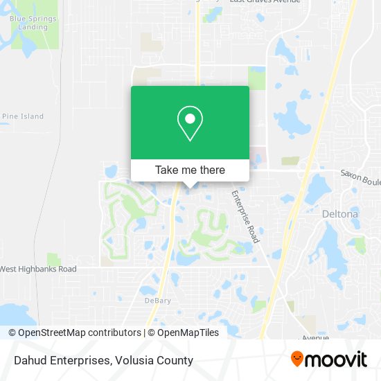 Dahud Enterprises map