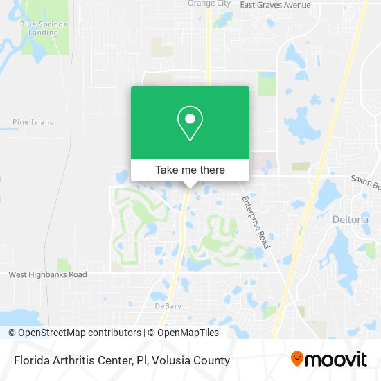 Mapa de Florida Arthritis Center, Pl