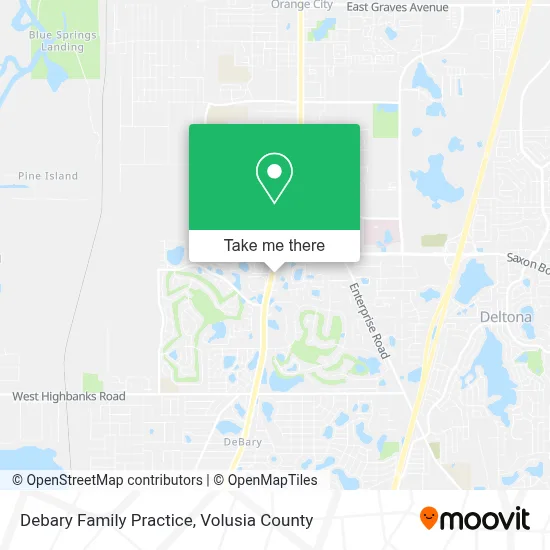 Debary Family Practice map