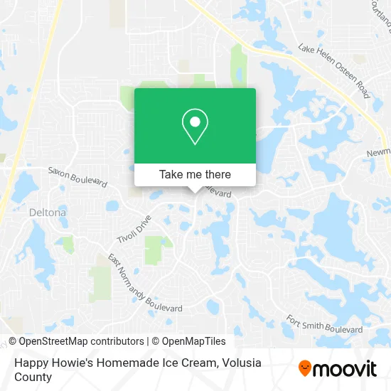 Happy Howie's Homemade Ice Cream map