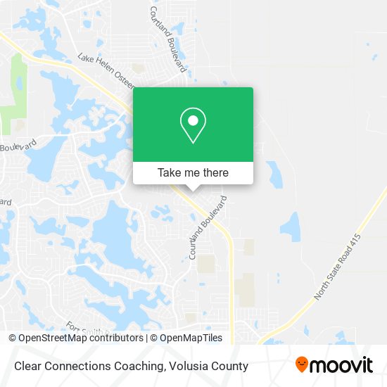 Clear Connections Coaching map