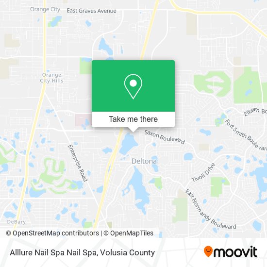 Alllure Nail Spa Nail Spa map