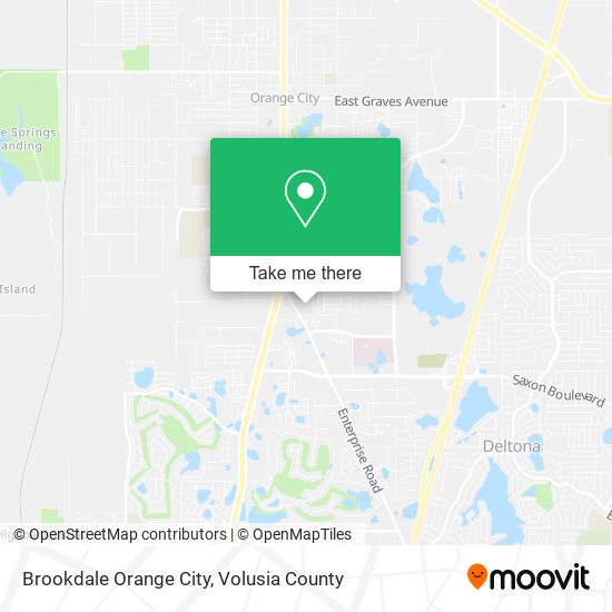 Brookdale Orange City map