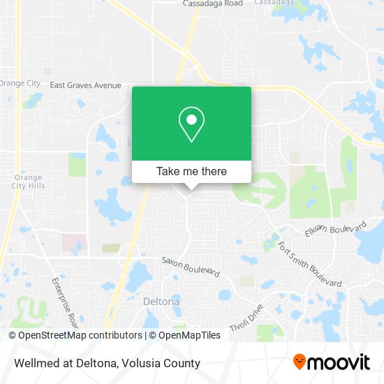 Wellmed at Deltona map