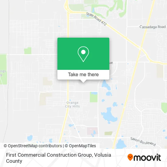 First Commercial Construction Group map