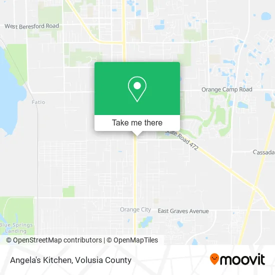 Angela's Kitchen map