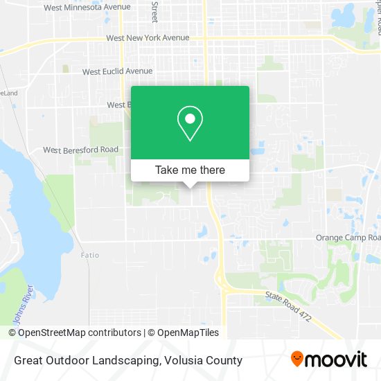 Great Outdoor Landscaping map