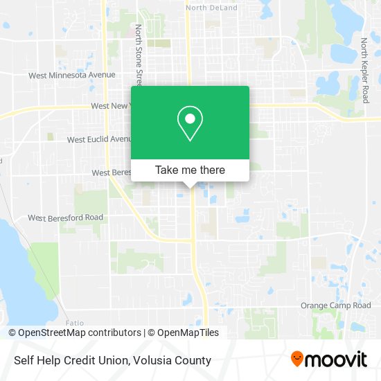 Self Help Credit Union map