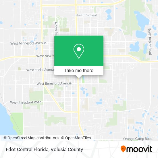 Mapa de Fdot Central Florida