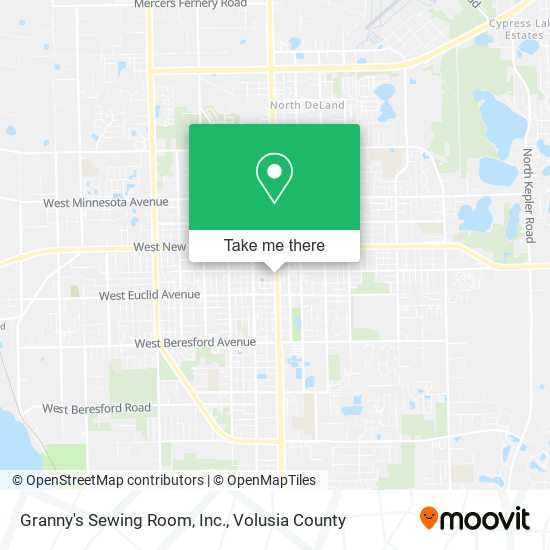 Mapa de Granny's Sewing Room, Inc.