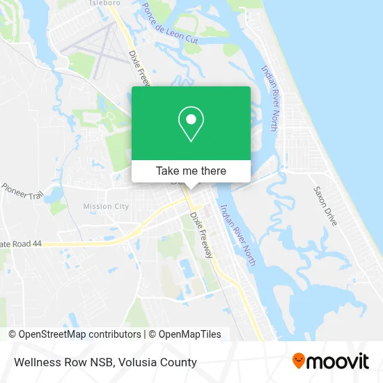 Wellness Row NSB map