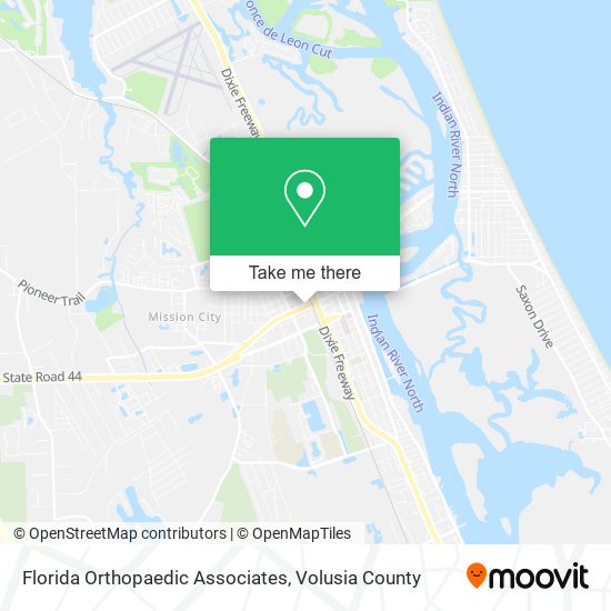 Mapa de Florida Orthopaedic Associates