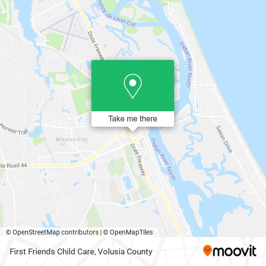 First Friends Child Care map